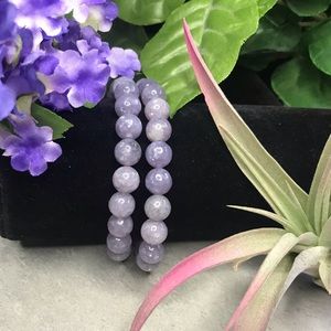 Last One - Lilac Lepidolite crystal/gemstone bracelet